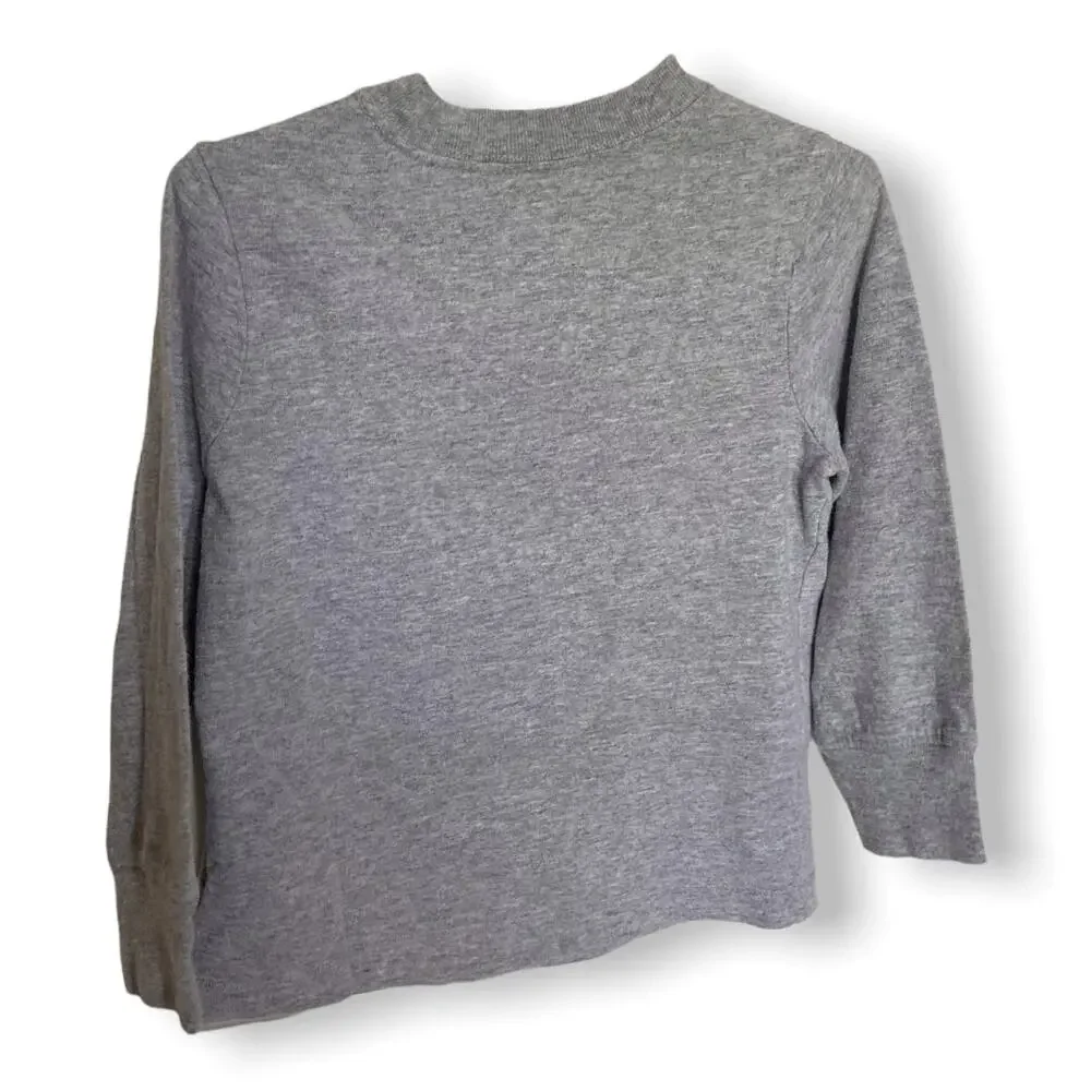 Old Navy Boys Shirt Size 3T Best Bro Ever Long Sleeve‎ Gray Tee Blue Green Red